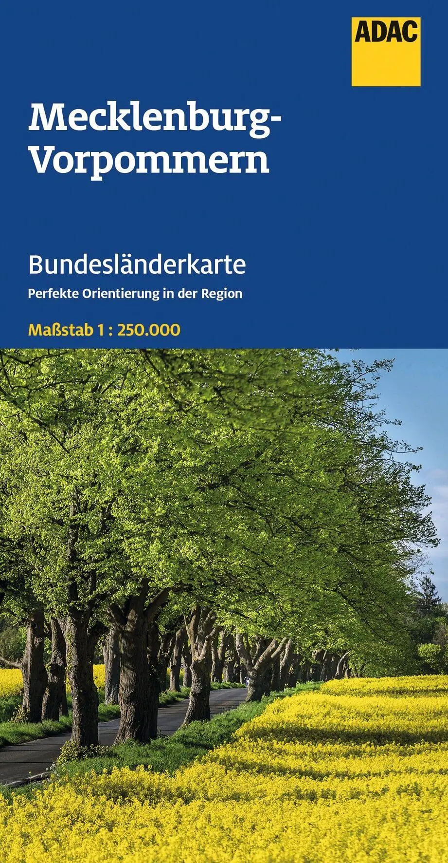 Cover: 9783826423949 | ADAC Bundesländerkarte Deutschland 02 Mecklenburg-Vorpommern 1:250.000