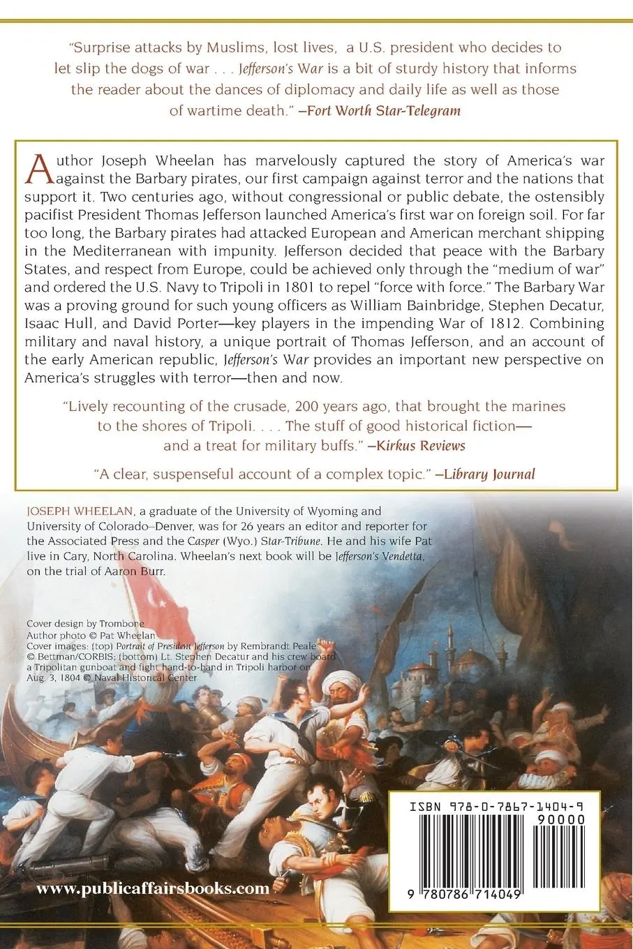 Rückseite: 9780786714049 | Jefferson's War | America's First War on Terror 1801-1805 | Wheelan