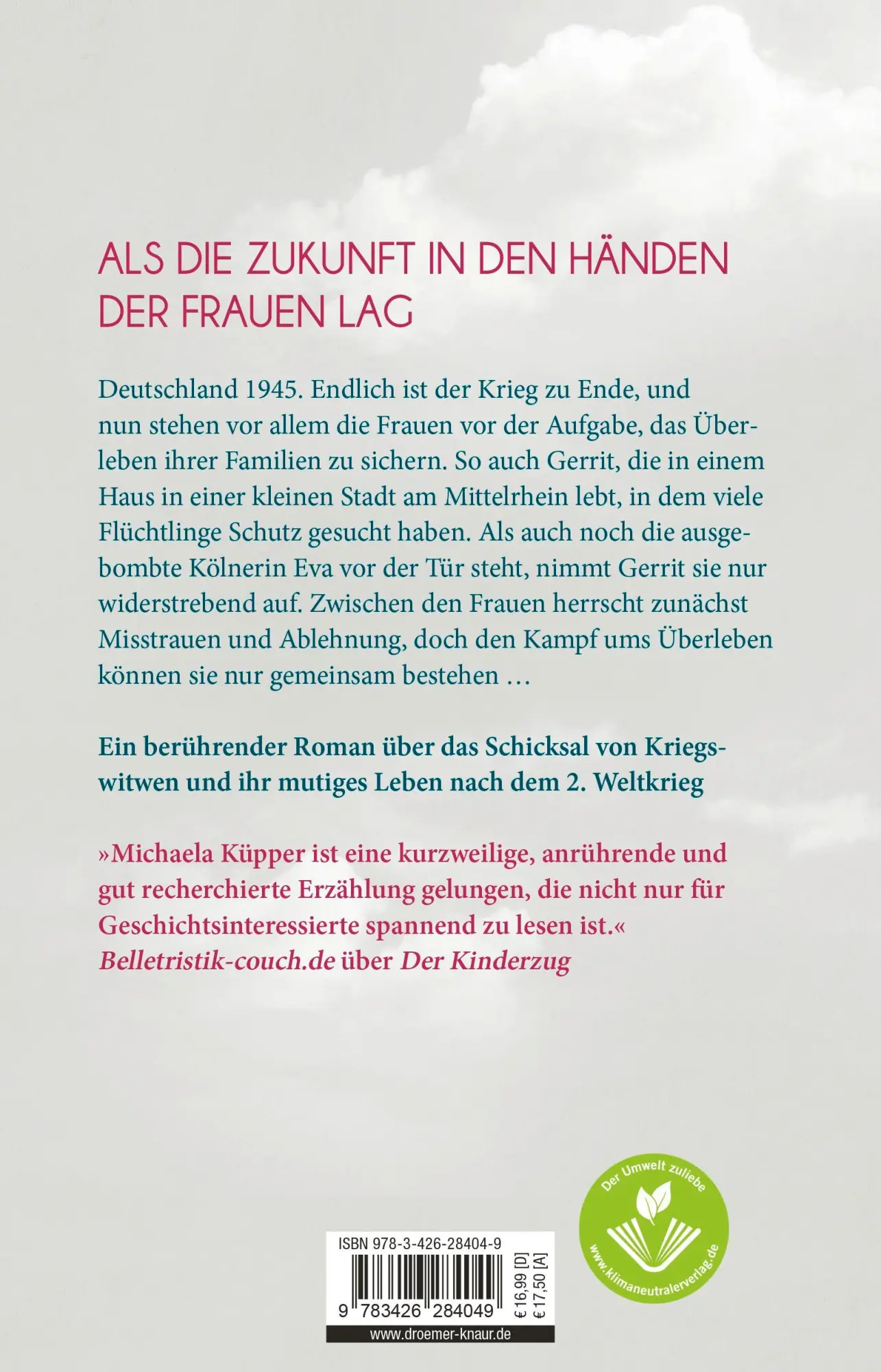 Rückseite: 9783426284049 | Und trotzdem leben wir | Roman | Michaela Küpper | Taschenbuch | 2023