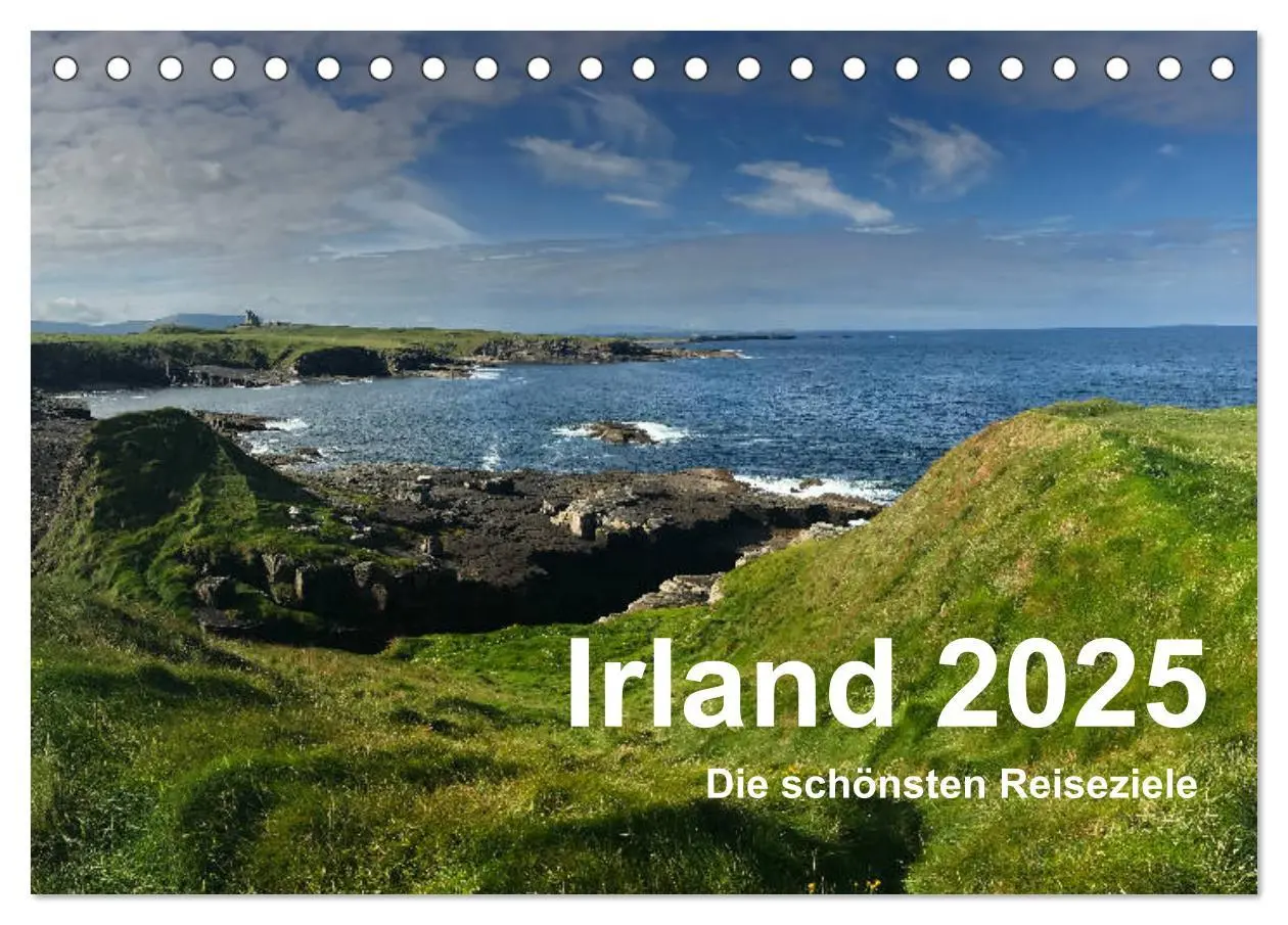 Cover: 9783435334049 | Irland 2025 - Die schönsten Reiseziele (Tischkalender 2025 DIN A5...