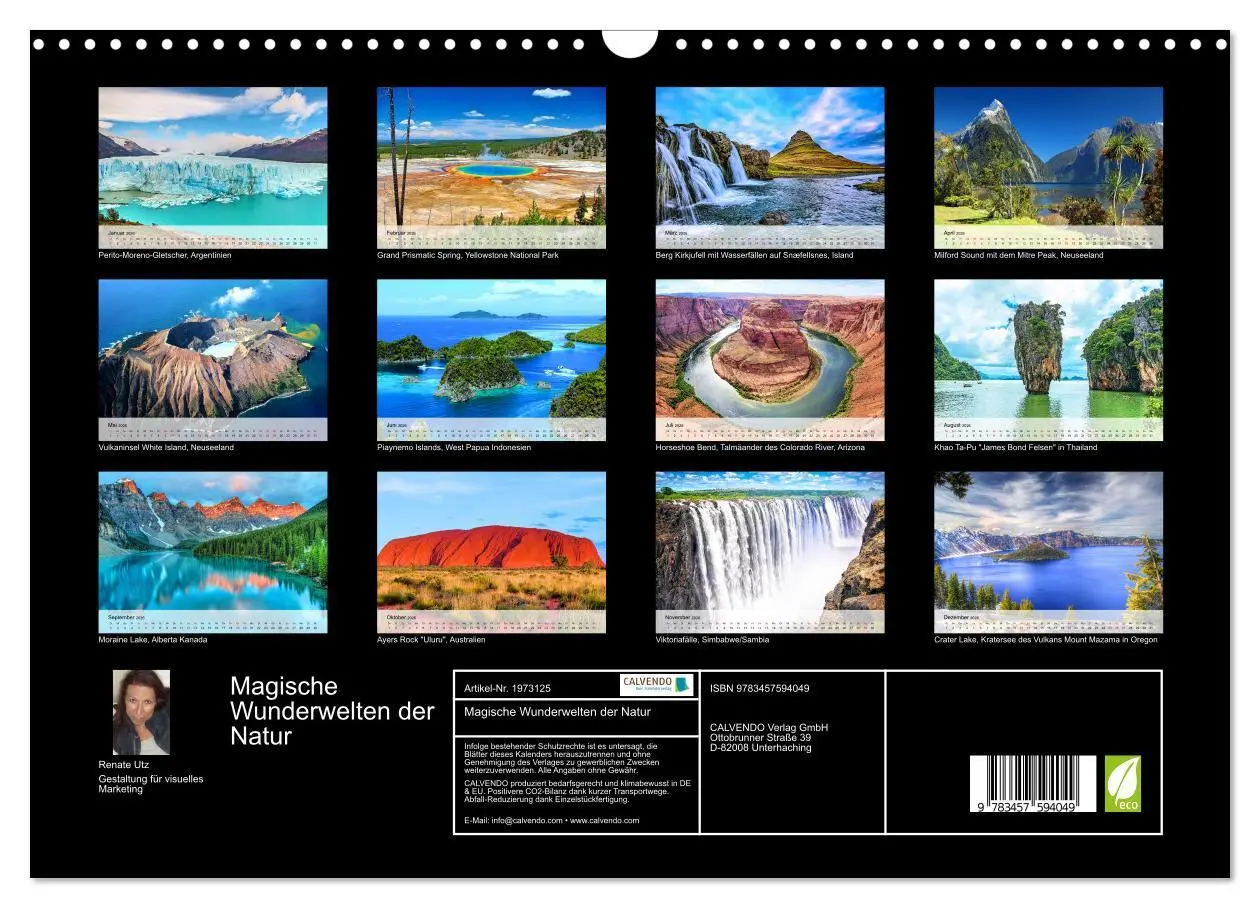 Bild: 9783457594049 | Magische Wunderwelten der Natur (Wandkalender 2026 DIN A3 quer),...