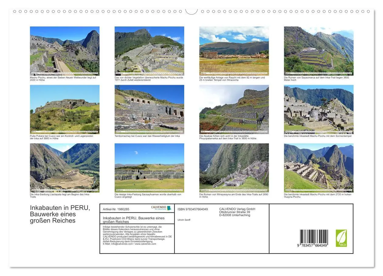 Bild: 9783457664049 | Inkabauten in PERU, Bauwerke eines großen Reiches (hochwertiger...