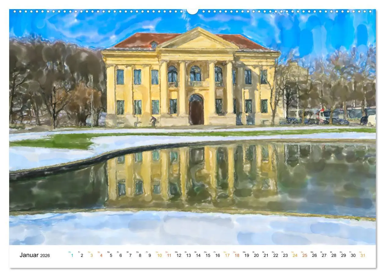 Bild: 9783457734049 | München - Bayerns Landeshauptstadt in Aquarellfarben (Wandkalender...
