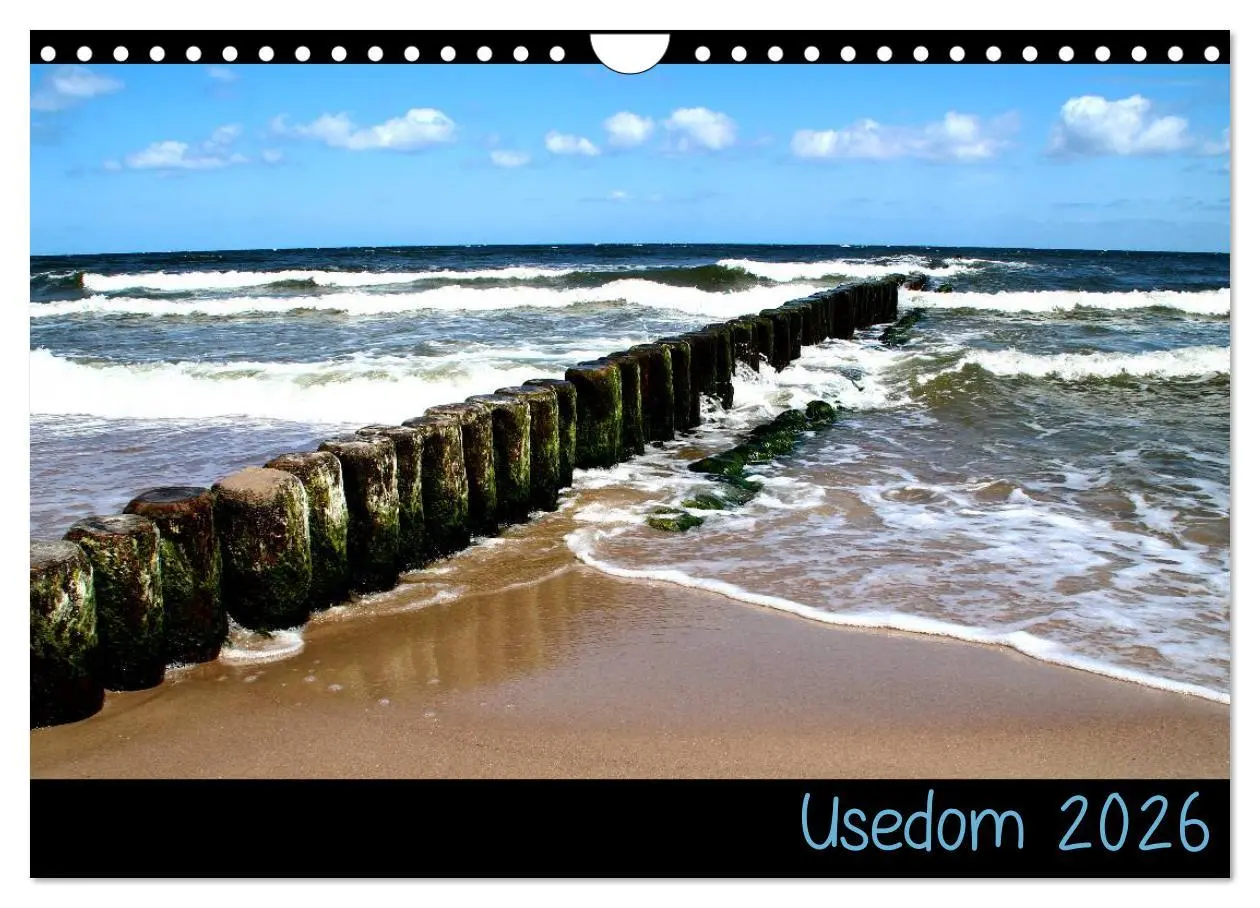 Cover: 9783516204049 | Usedom 2026 (Wandkalender 2026 DIN A4 quer), CALVENDO Monatskalender