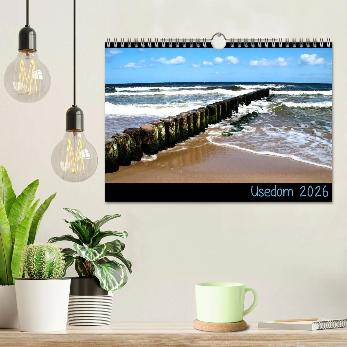 Bild: 9783516204049 | Usedom 2026 (Wandkalender 2026 DIN A4 quer), CALVENDO Monatskalender