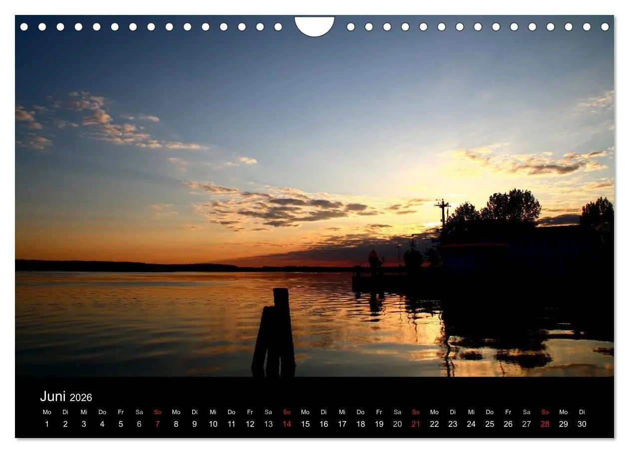 Bild: 9783516204049 | Usedom 2026 (Wandkalender 2026 DIN A4 quer), CALVENDO Monatskalender
