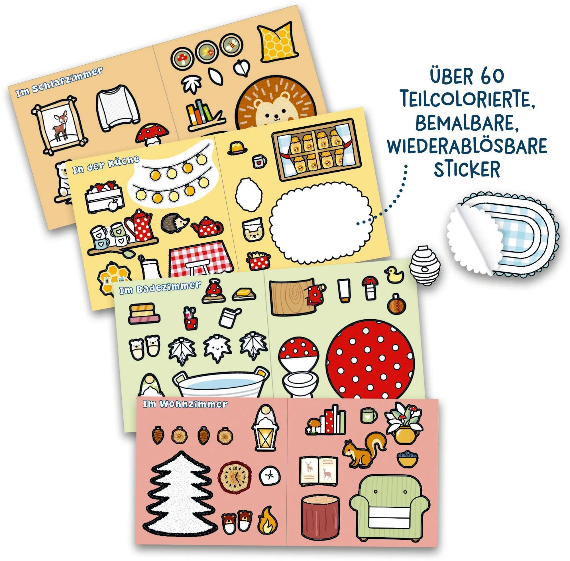 Bild: 9783649654049 | Cozy Stickerhaus | Kleiner Bär | Carmen Eisendle | Buch | 8 S. | 2026