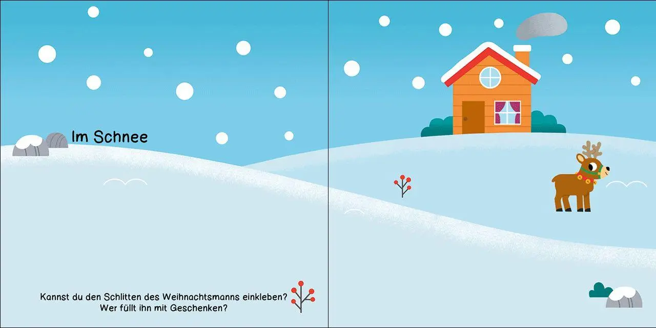 Bild: 9783743224049 | Stickerspaß für kleine Hände - Weihnachten | Anna Lena Grünhäuser