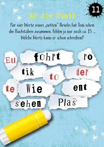 Bild: 9783780614049 | Krimi-Adventskalender to go 6 | Mit 24 kniffligen Rätseln | Schwarz
