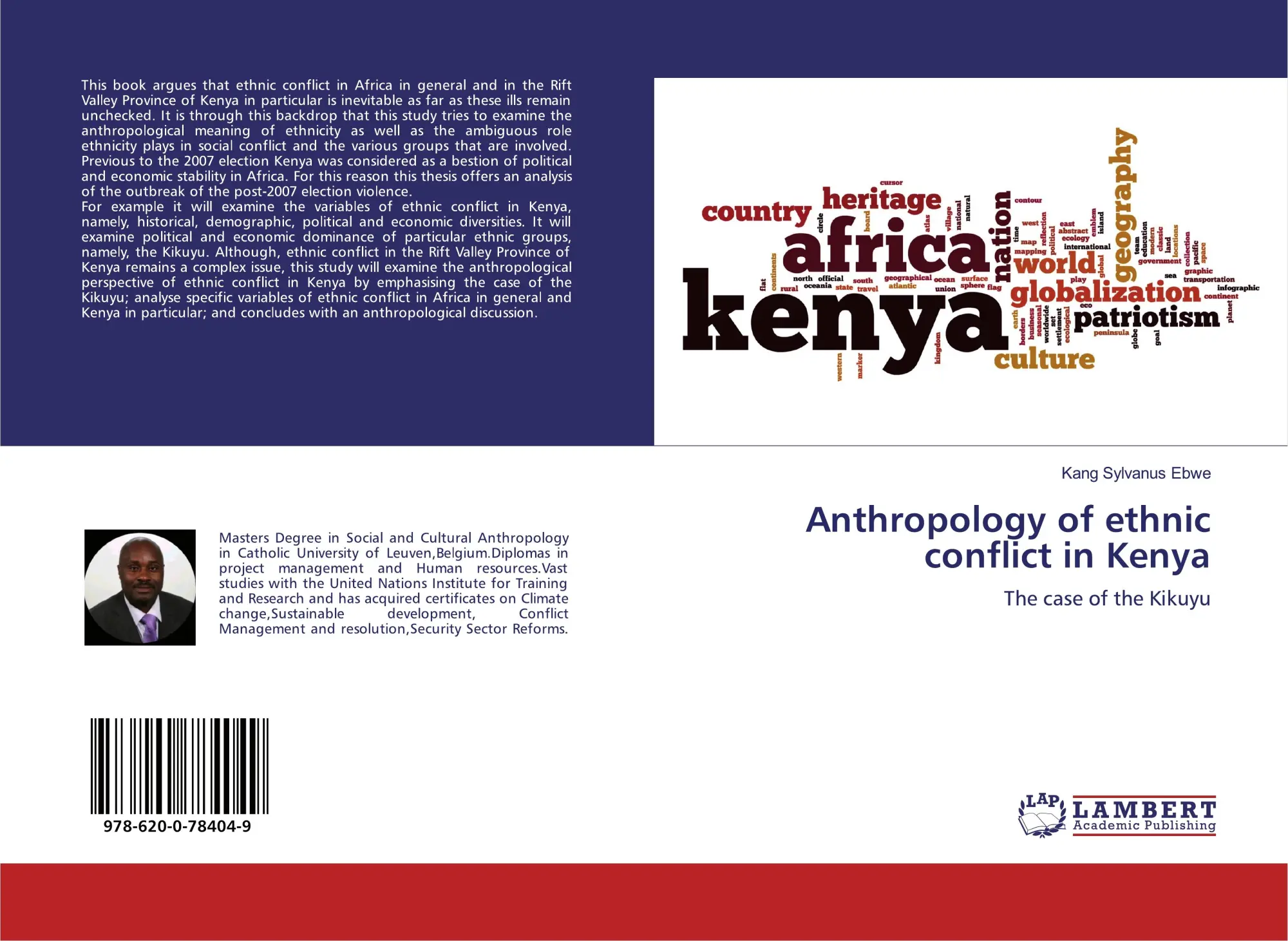Cover: 9786200784049 | Anthropology of ethnic conflict in Kenya | The case of the Kikuyu