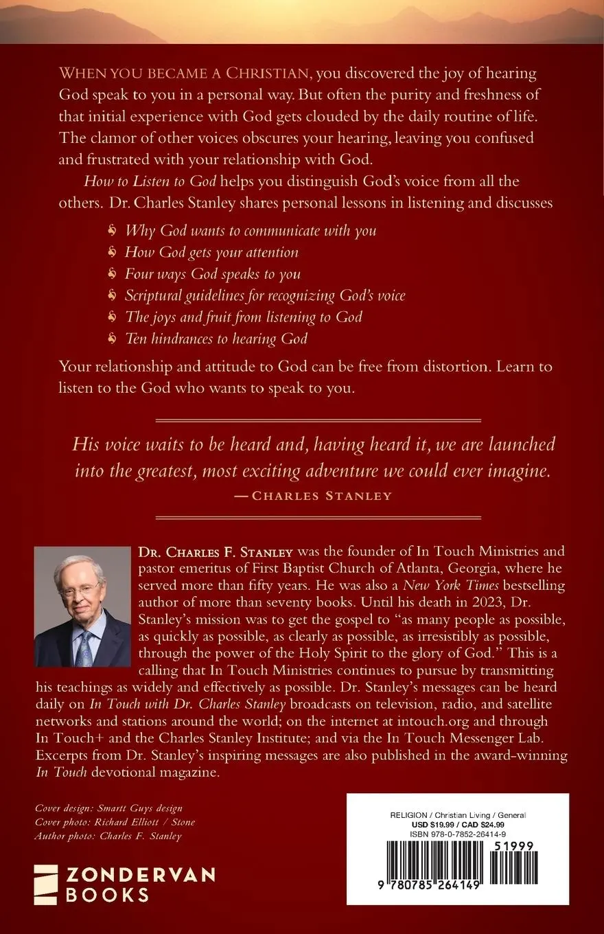 Rückseite: 9780785264149 | How to Listen to God | Charles F. Stanley | Taschenbuch | Englisch