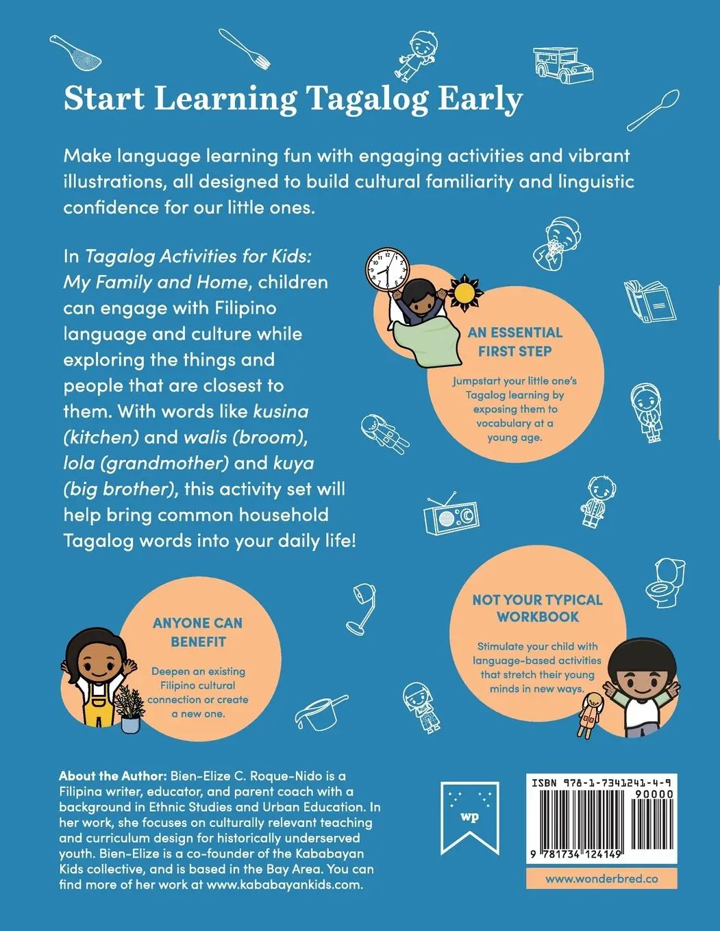 Rückseite: 9781734124149 | Tagalog Activities for Kids - My Family and Home | Roque-Nido | Buch