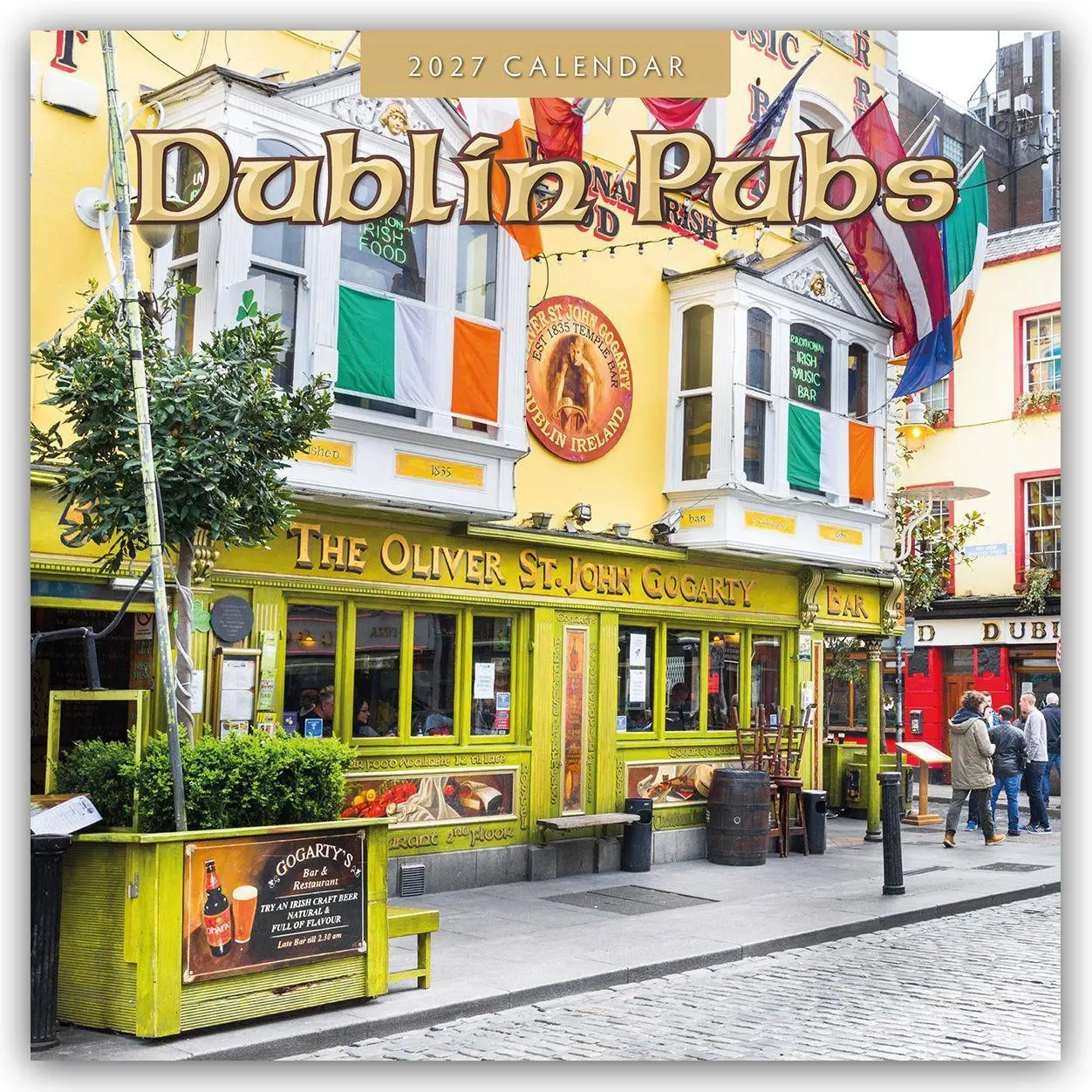 Cover: 9781837014149 | Dublin Pubs 2027 - 16-Monatskalender | Robin Red | Kalender | 28 S.