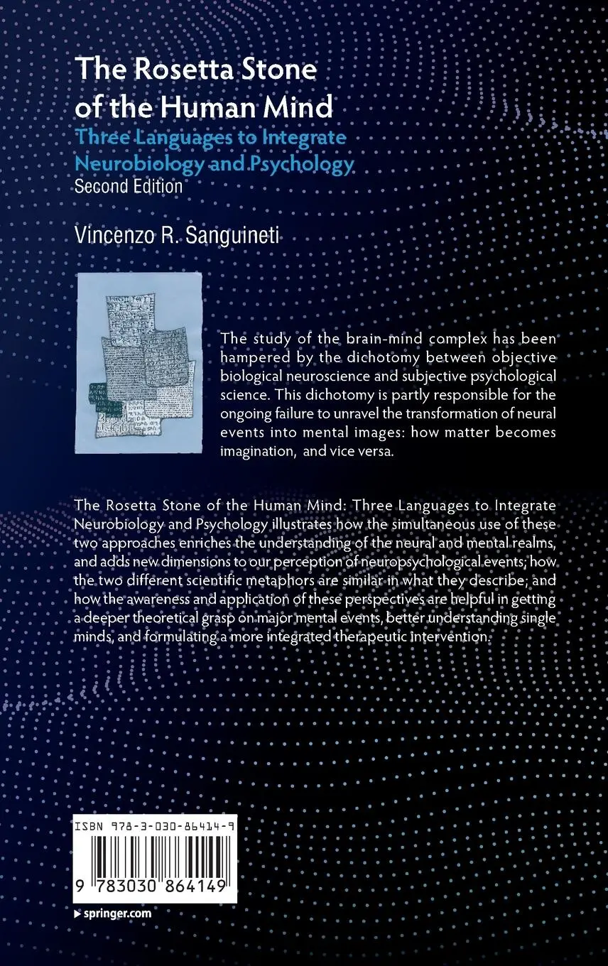 Rückseite: 9783030864149 | The Rosetta Stone of the Human Mind | Vincenzo R. Sanguineti | Buch