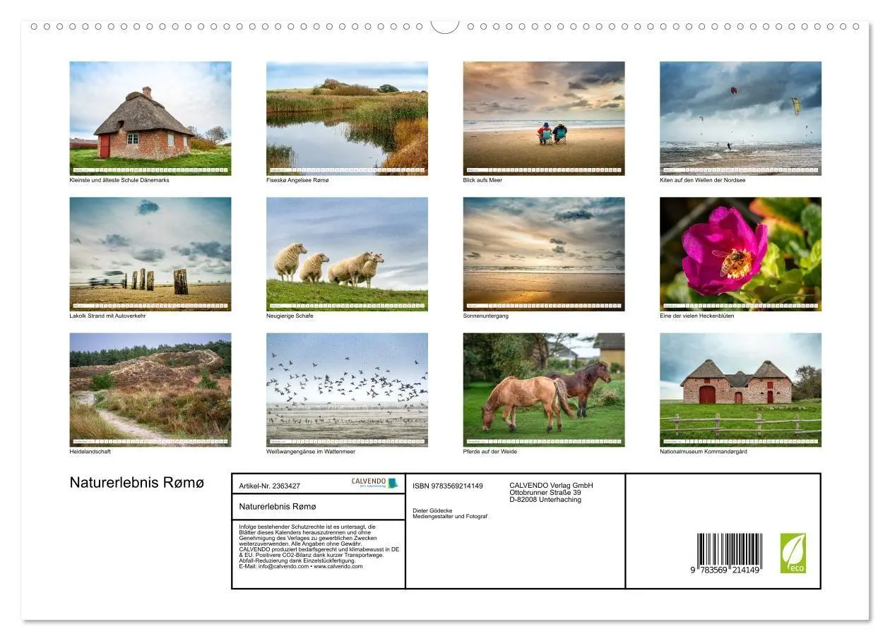 Bild: 9783569214149 | Naturerlebnis Rømø (hochwertiger Premium Wandkalender 2027 DIN A2...