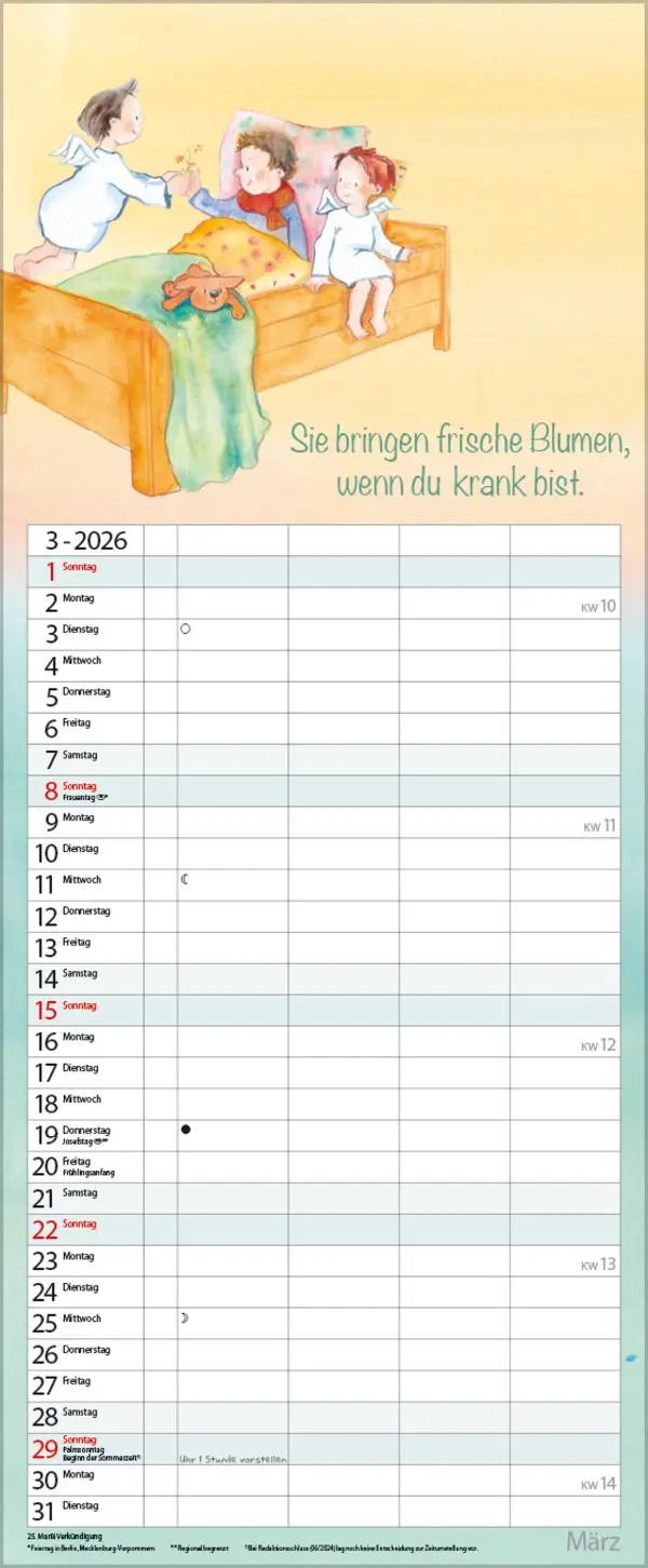 Bild: 9783731884149 | Familientimer Schutzengel 2026 | Verlag Korsch | Kalender | 14 S.