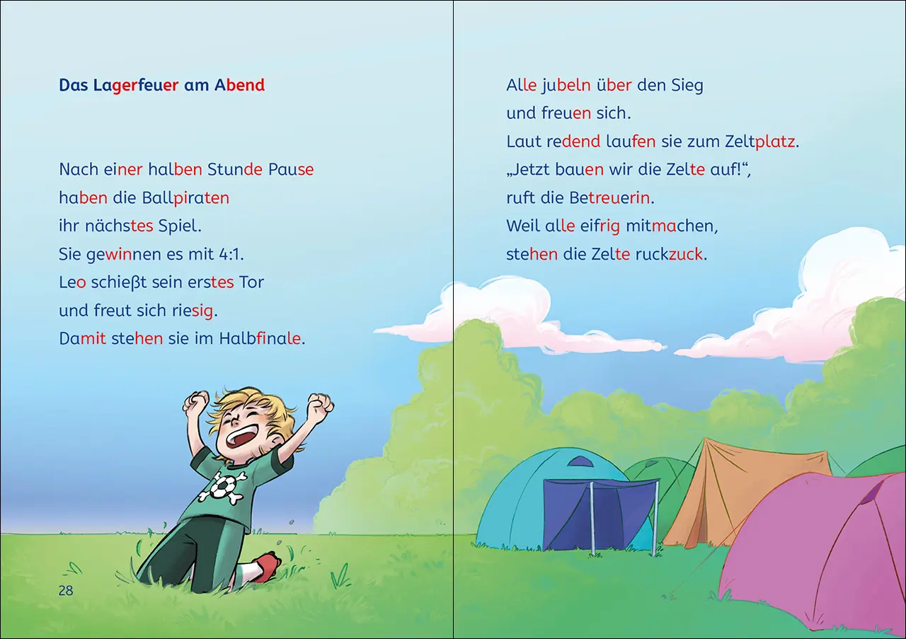 Rückseite: 9783743214149 | Leselöwen 2. Klasse - Abenteuer im Fußballcamp | Martin Lenz | Buch