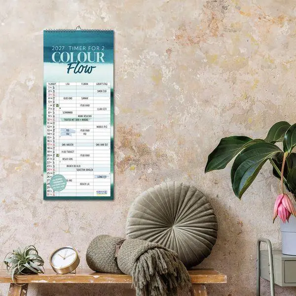 Bild: 9783819304149 | Timer for 2 Colourflow 2027 | Verlag Korsch | Kalender | 14 S. | 2027