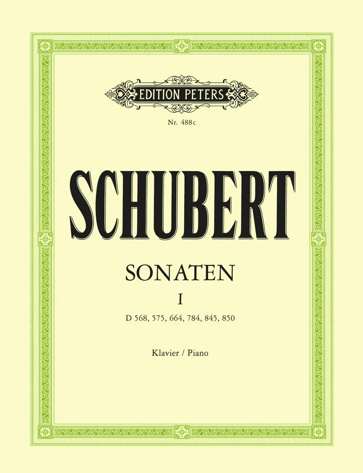 Cover: 9790014004149 | Piano Sonatas | D568, 575, 664, 784, 845, 850 | Franz Schubert | Buch