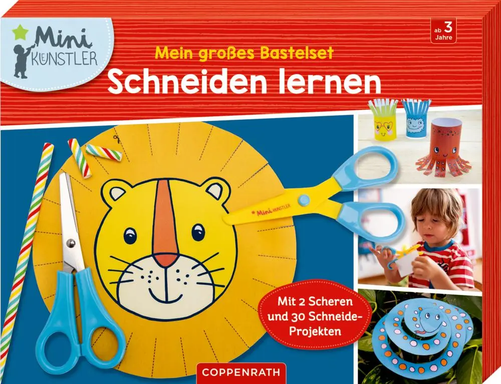 Cover: 4050003724249 | Mein großes Bastelset: Schneiden lernen | Anne Sent | Mini-Künstler