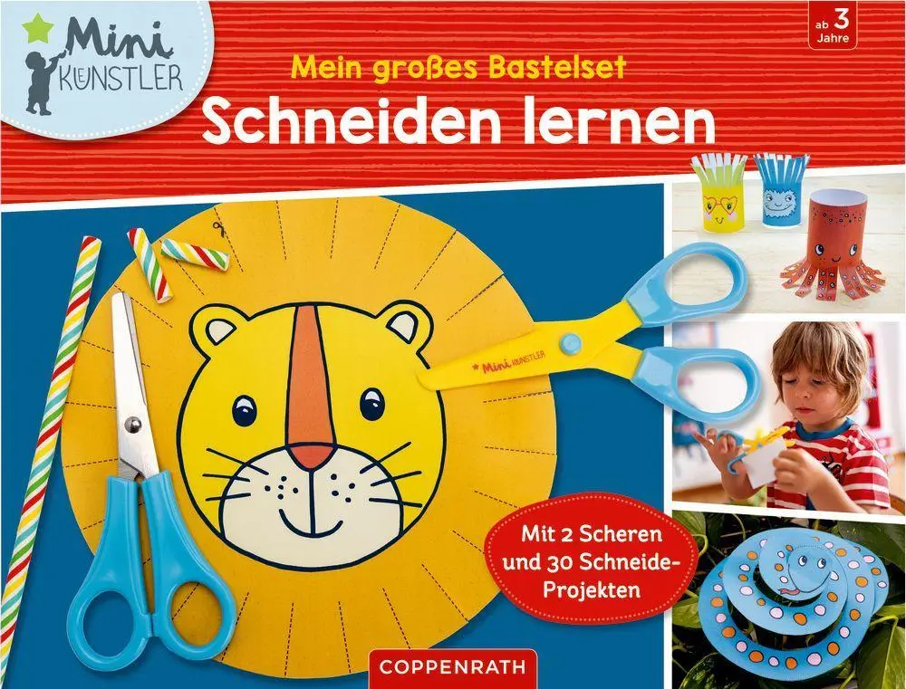 Bild: 4050003724249 | Mein großes Bastelset: Schneiden lernen | Anne Sent | Mini-Künstler