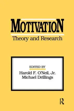 Cover: 9781138994249 | Motivation: Theory and Research | Harold F. O'Neil (u. a.) | Buch