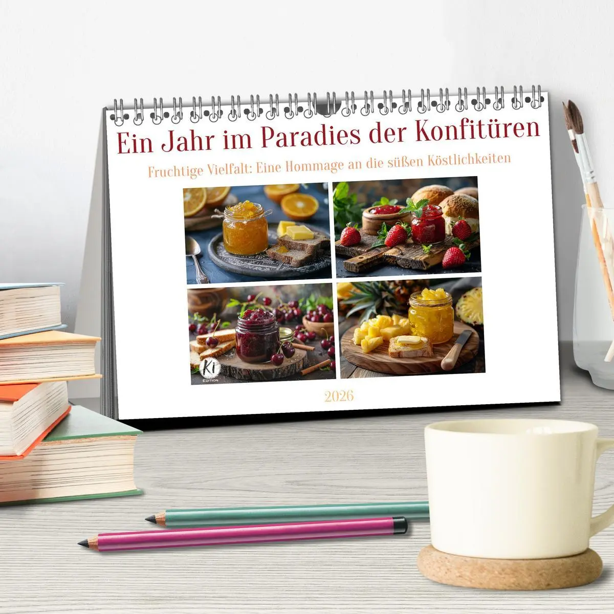 Bild: 9783457404249 | Ein Jahr im Paradies der Konfitüren (Tischkalender 2026 DIN A5...