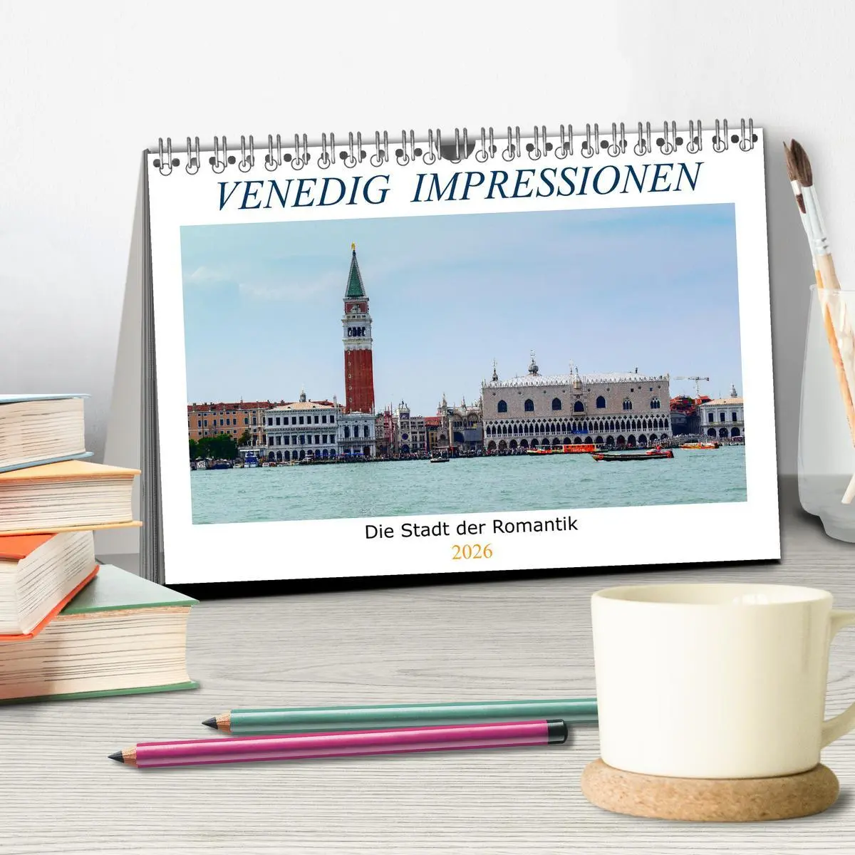 Bild: 9783457644249 | Venedig Impressionen (Tischkalender 2026 DIN A5 quer), CALVENDO...