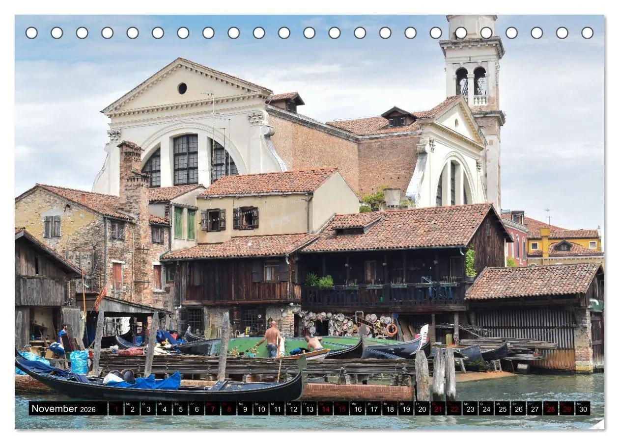 Bild: 9783457644249 | Venedig Impressionen (Tischkalender 2026 DIN A5 quer), CALVENDO...