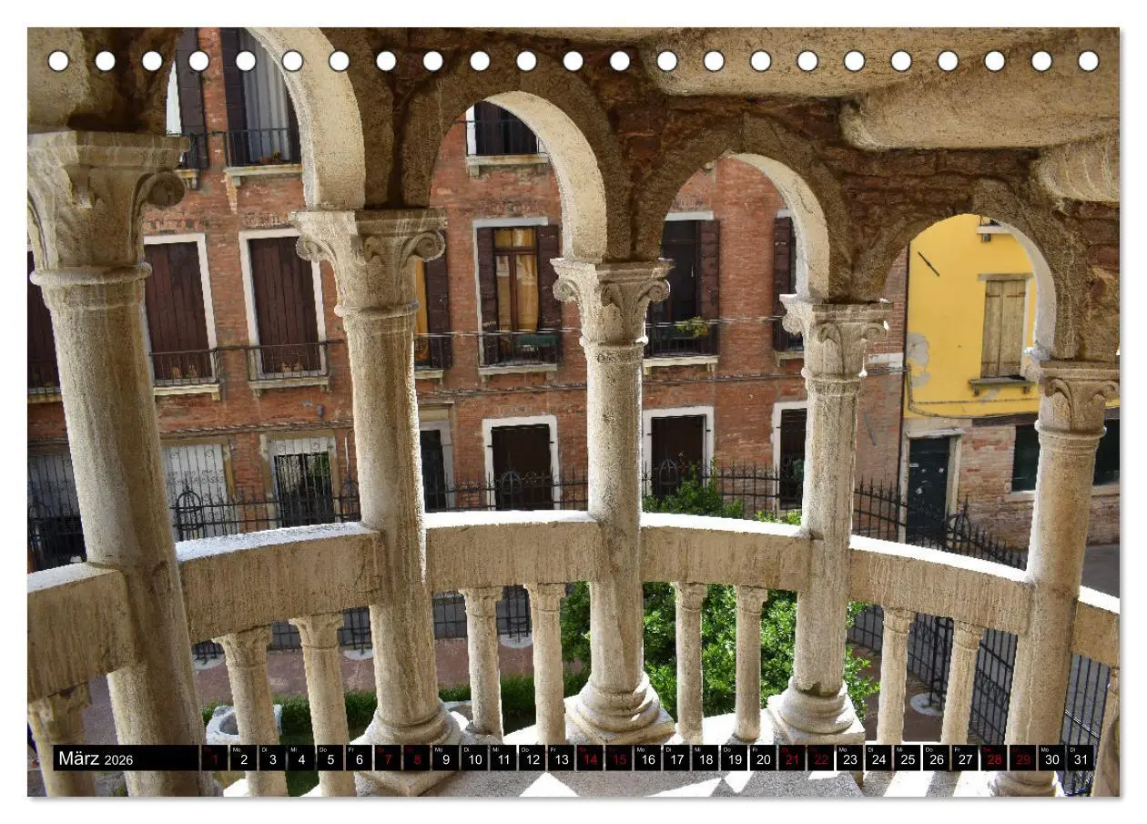 Bild: 9783457644249 | Venedig Impressionen (Tischkalender 2026 DIN A5 quer), CALVENDO...