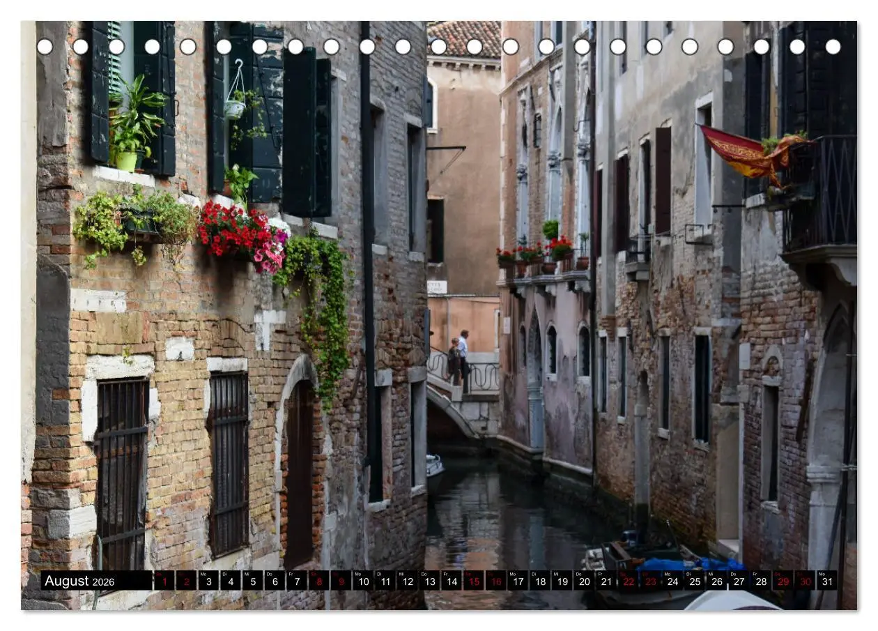 Bild: 9783457644249 | Venedig Impressionen (Tischkalender 2026 DIN A5 quer), CALVENDO...