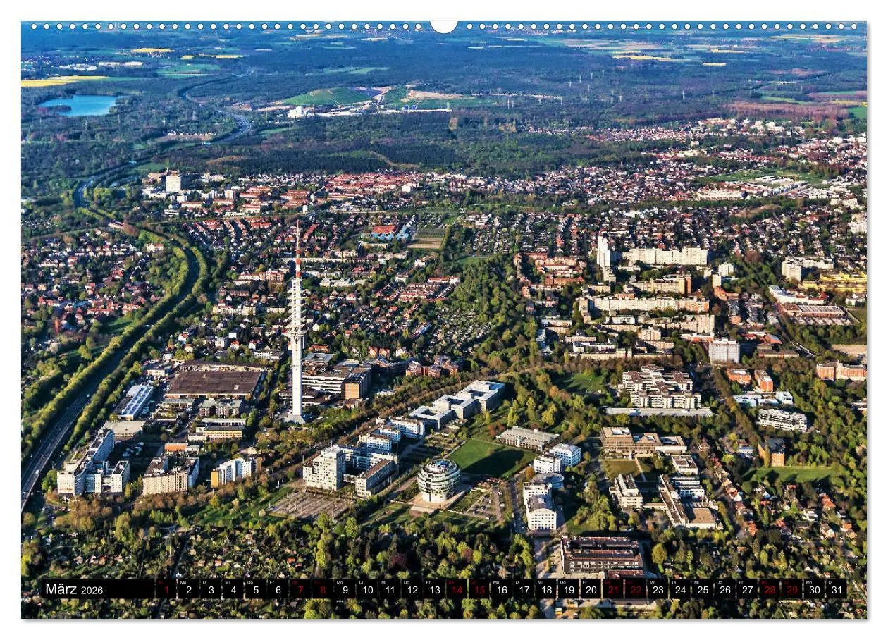 Bild: 9783457884249 | Hannover - Luftige Einblicke (Wandkalender 2026 DIN A2 quer),...