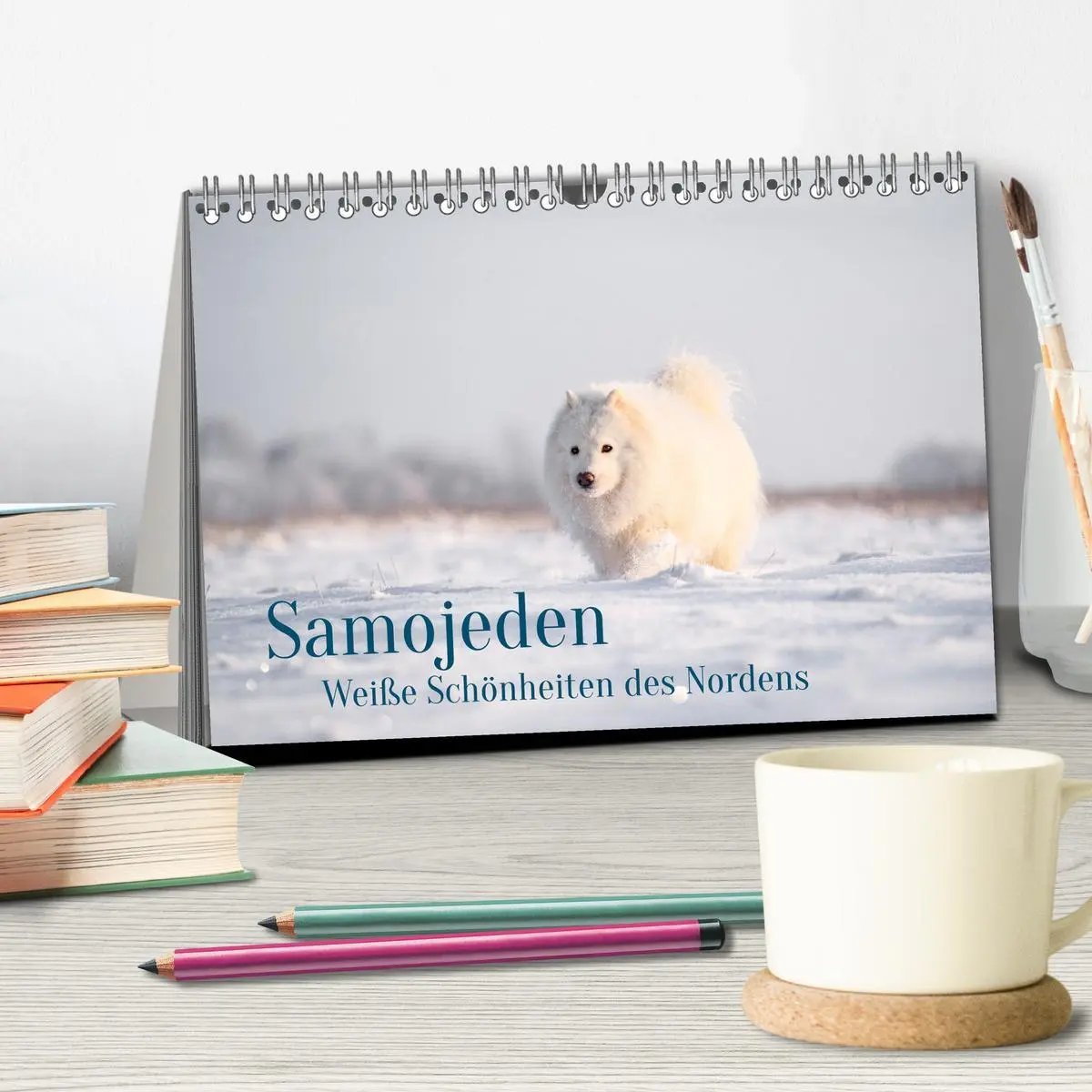 Bild: 9783457954249 | Samojeden - Liebenswerte Fellkugeln (Tischkalender 2026 DIN A5...