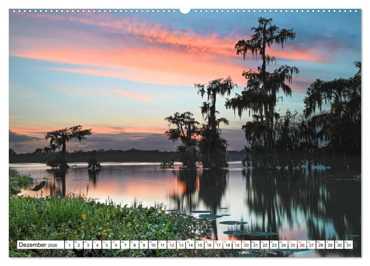 Bild: 9783516734249 | Louisiana - Sümpfe und Plantagenhäuser (Wandkalender 2026 DIN A2...