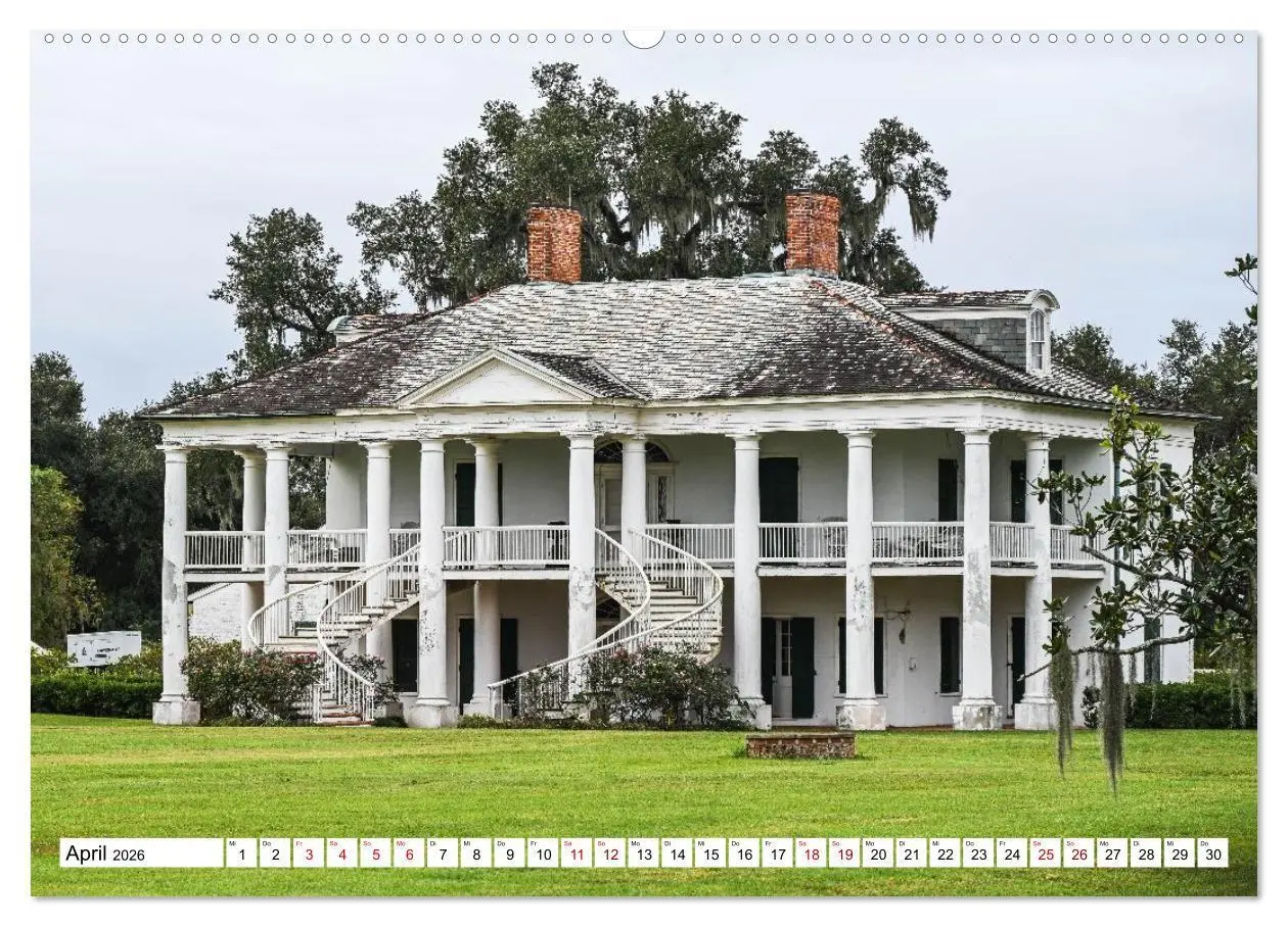 Bild: 9783516734249 | Louisiana - Sümpfe und Plantagenhäuser (Wandkalender 2026 DIN A2...