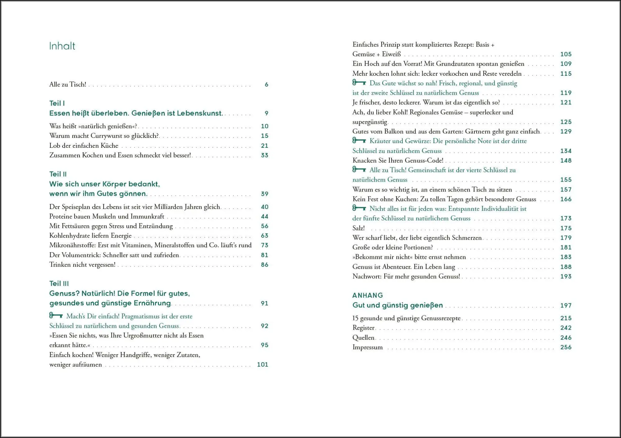 Bild: 9783517104249 | Natürlich genießen! | Dietrich Grönemeyer | Buch | 256 S. | Deutsch