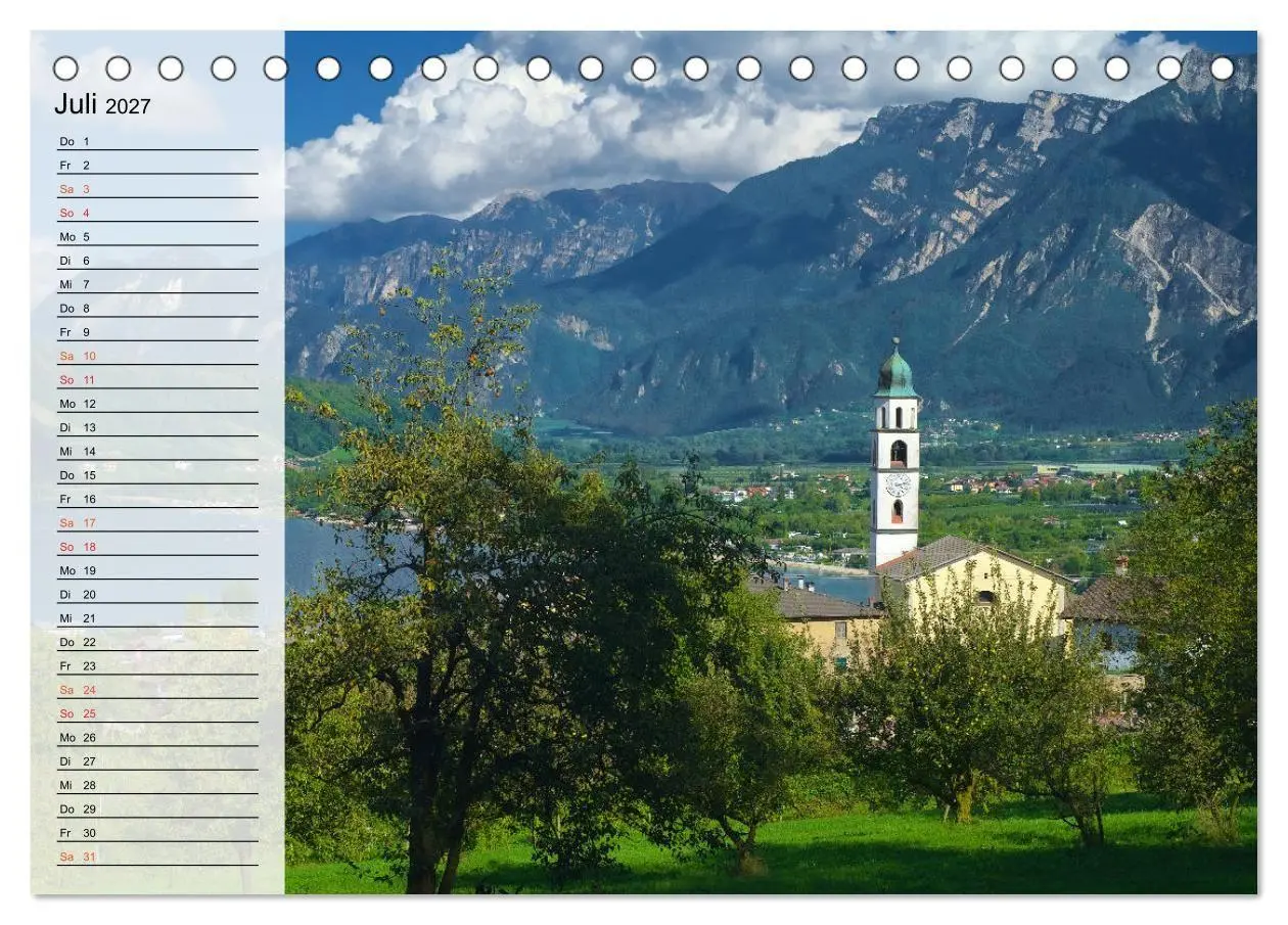 Bild: 9783569684249 | Caldonazzo See (Tischkalender 2027 DIN A5 quer), CALVENDO...