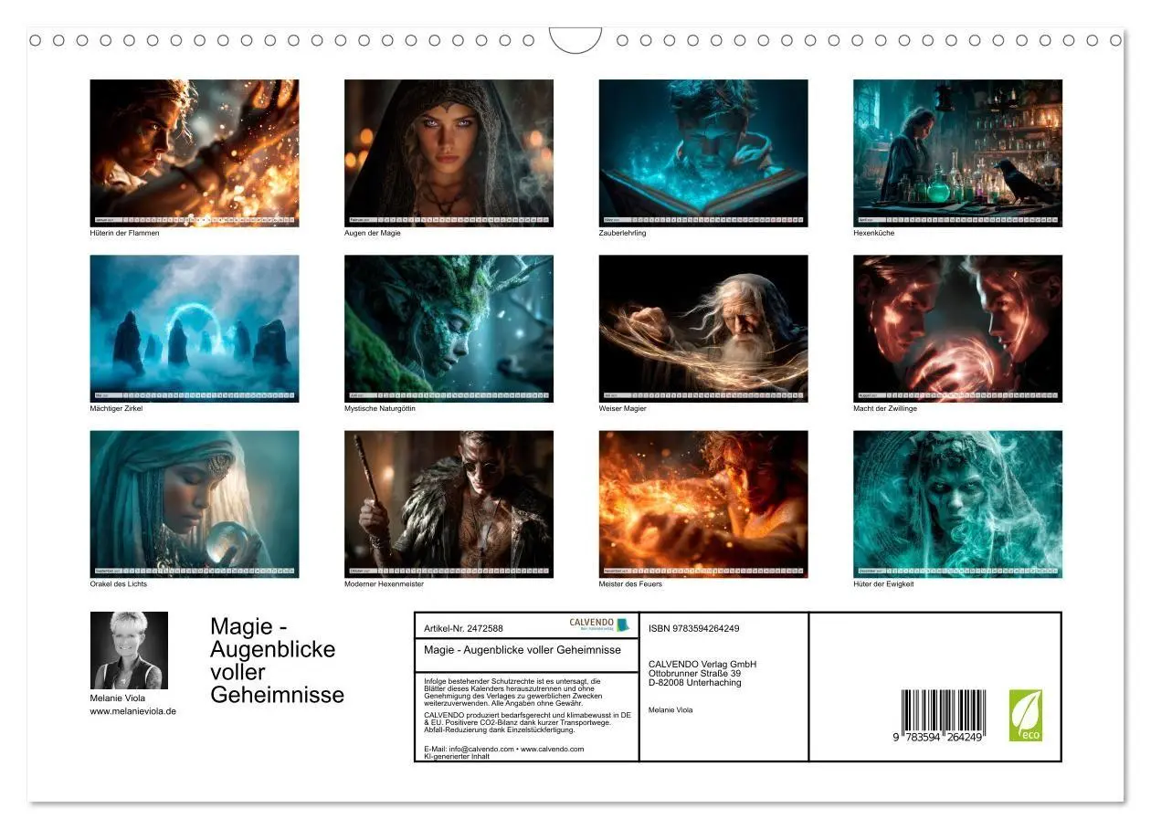 Bild: 9783594264249 | Magie - Augenblicke voller Geheimnisse (Wandkalender 2027 DIN A3...