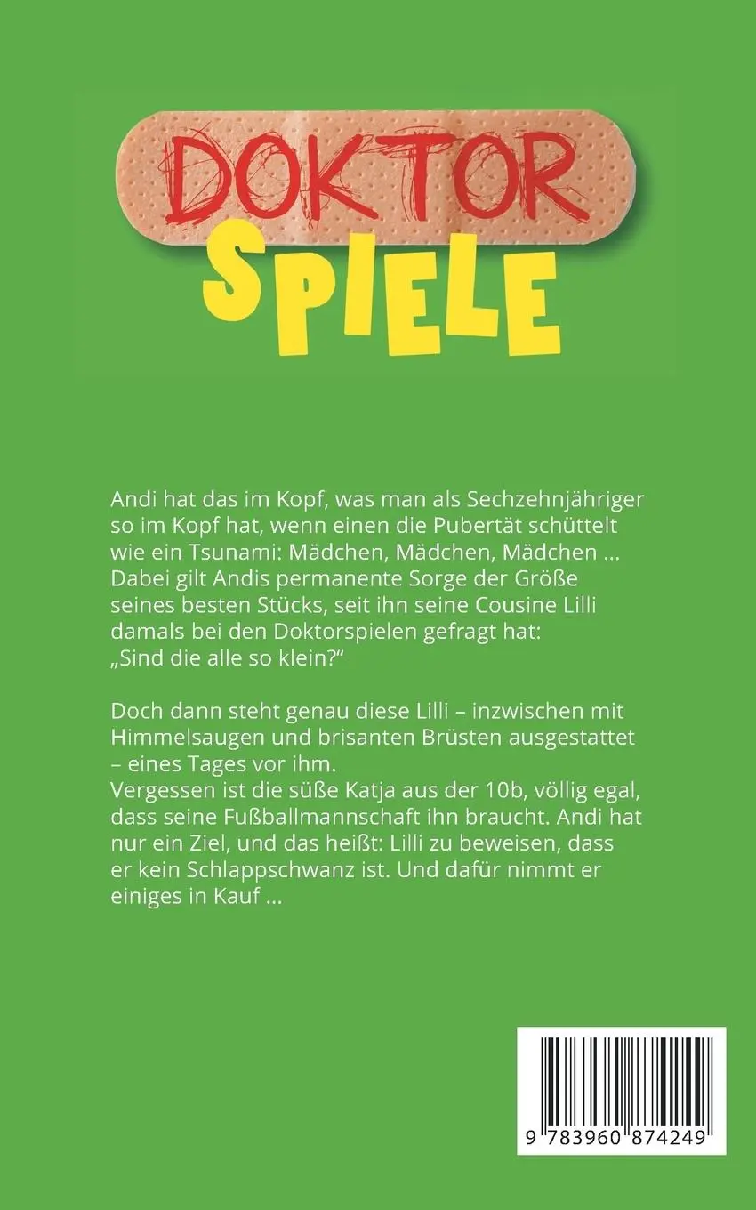 Rückseite: 9783960874249 | Doktorspiele | Jaromir Konecny | Taschenbuch | Paperback | 192 S.