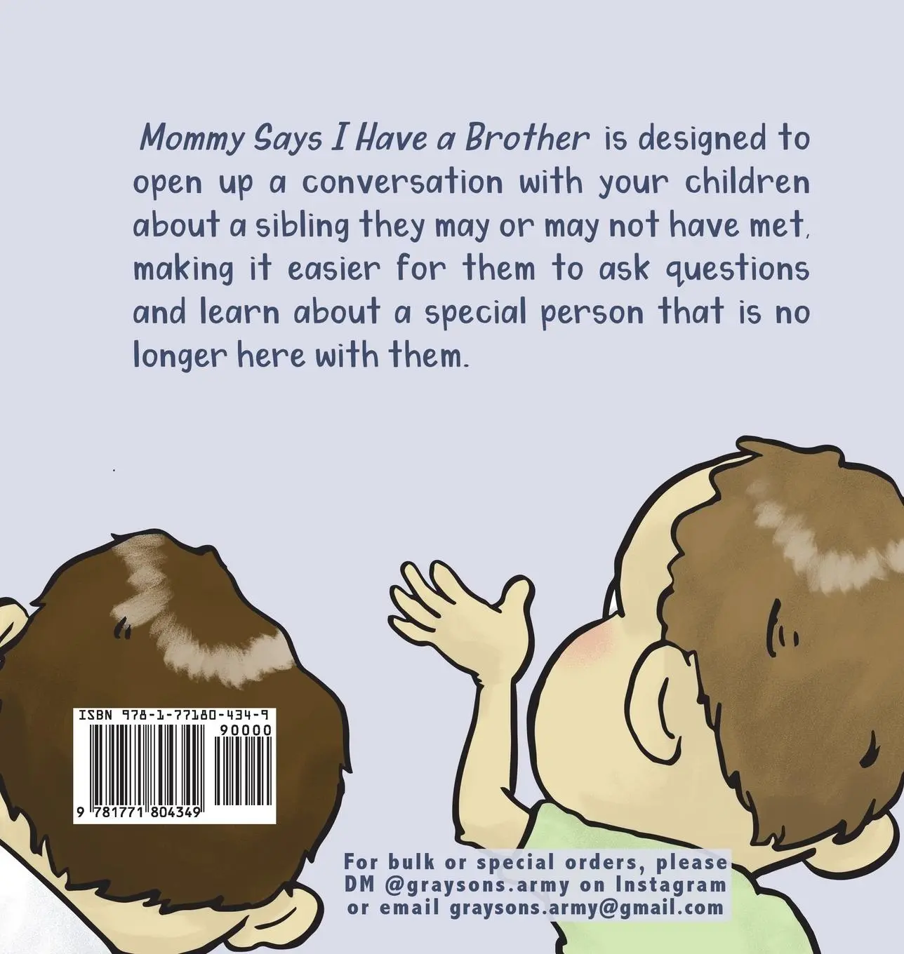 Rückseite: 9781771804349 | Mommy Says I Have a Brother | Stephany Resendes | Buch | Englisch