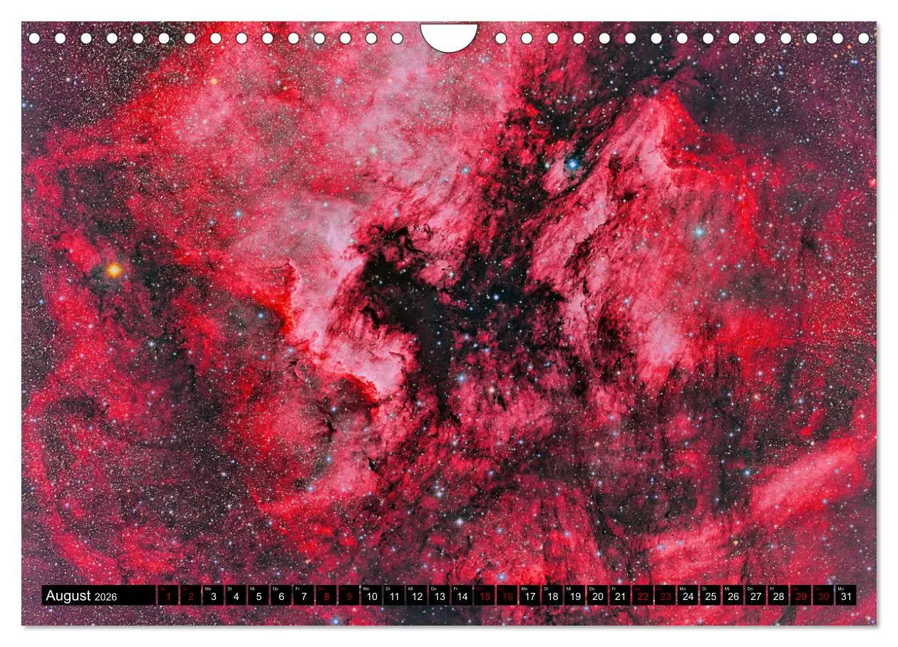 Bild: 9783457874349 | Farbiges Weltall (Wandkalender 2026 DIN A4 quer), CALVENDO...