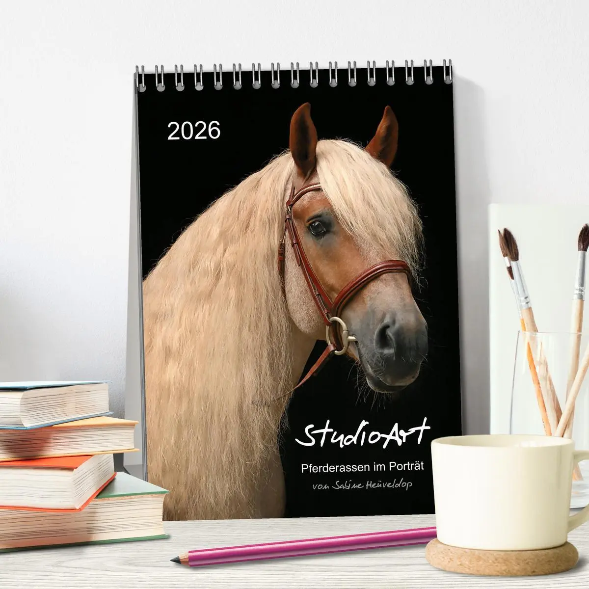 Bild: 9783516414349 | StudioArt Pferderassen im Porträt (Tischkalender 2026 DIN A5 hoch),...
