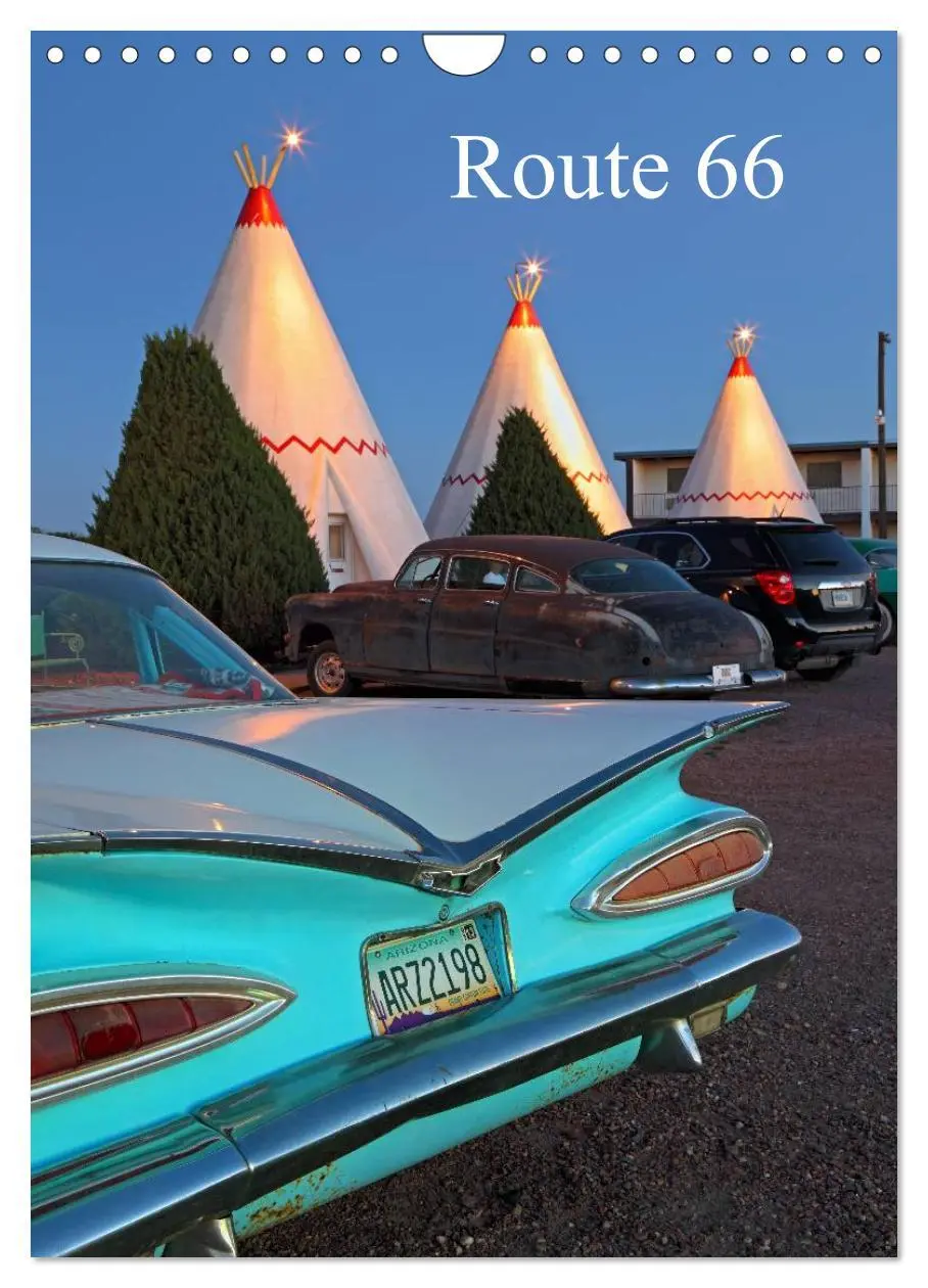 Cover: 9783516584349 | Route 66 (UK-Version) (Wall Calendar 2026 DIN A4 portrait),...
