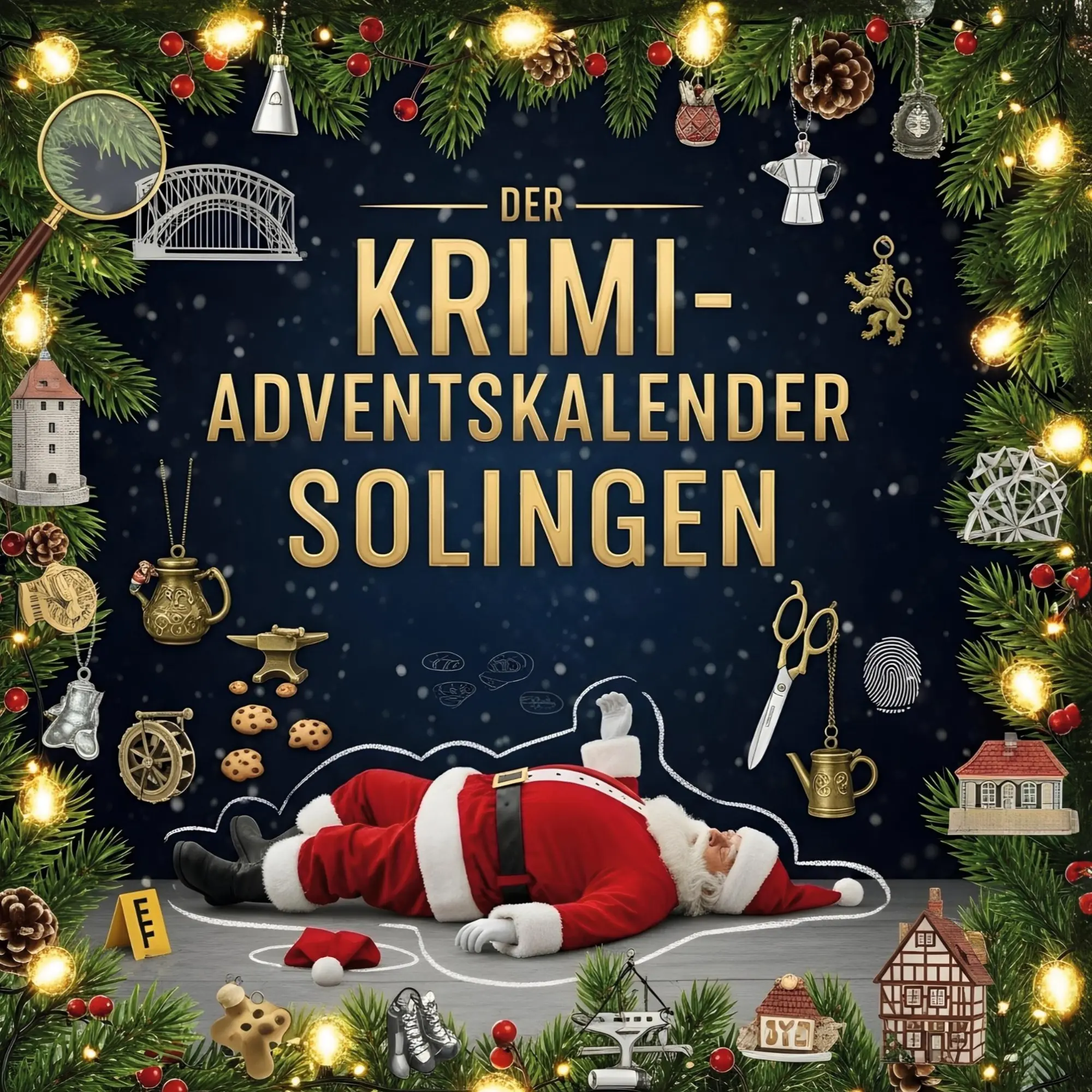 Cover: 9783695304349 | Der Krimi-Adventskalender Solingen | Mordsverdächtig in 24 Akten