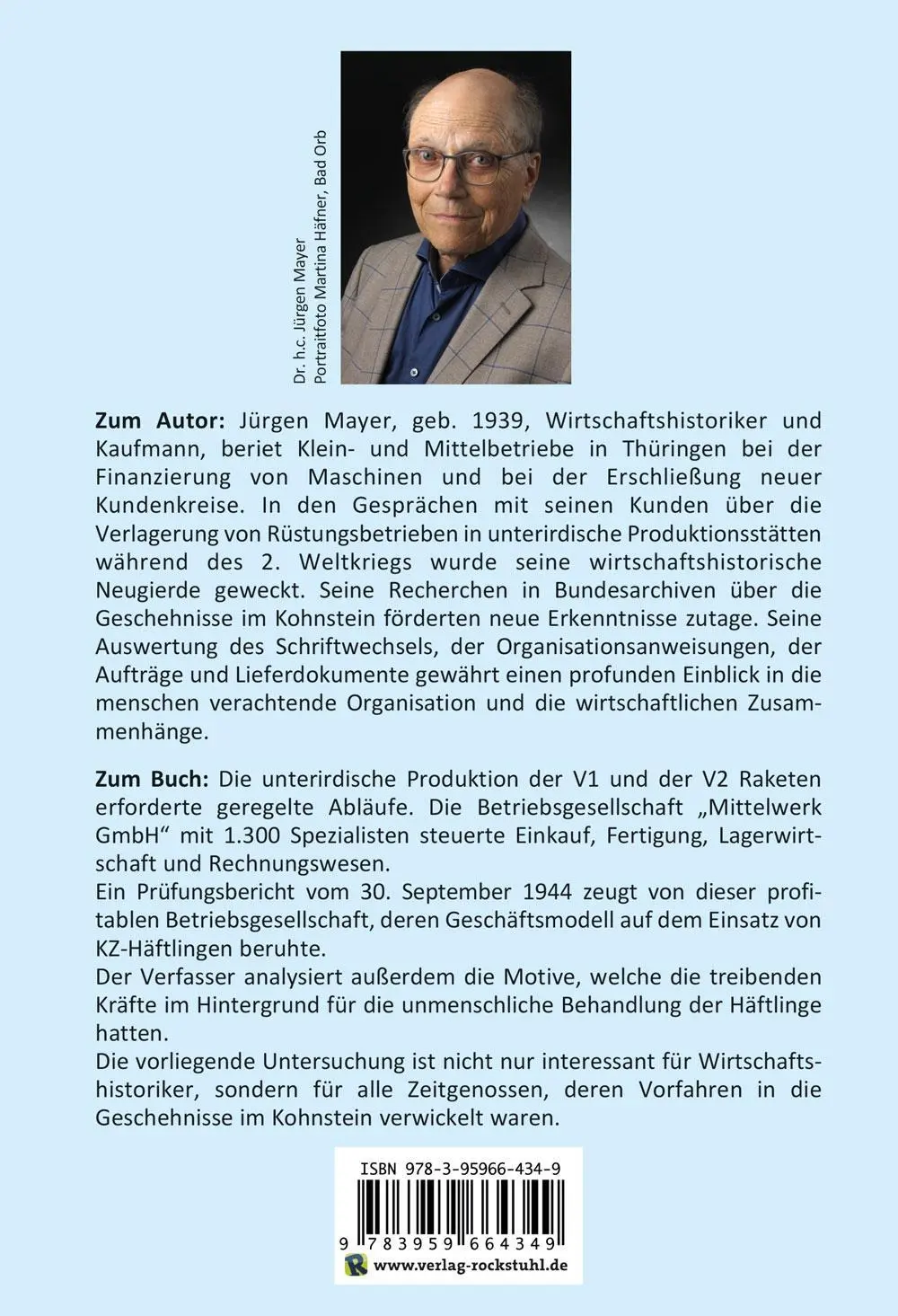 Bild: 9783959664349 | NS-Raketenproduktion der V1 und V2 in Mittelbau-Dora | Mayer Jürgen