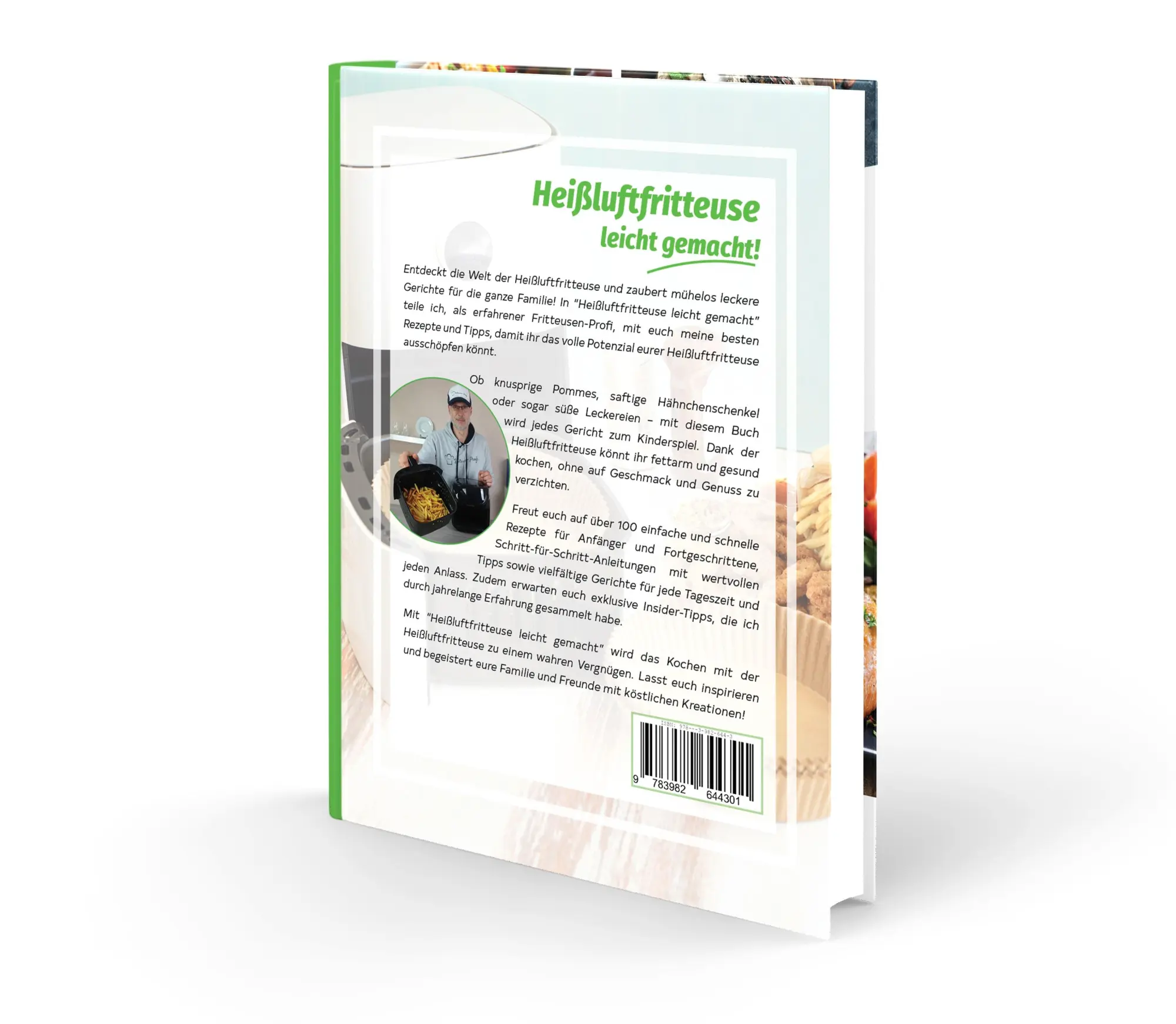Rückseite: 9783982644349 | Heißluftfritteuse leicht gemacht! Über 100 Einfache &amp; Geniale...