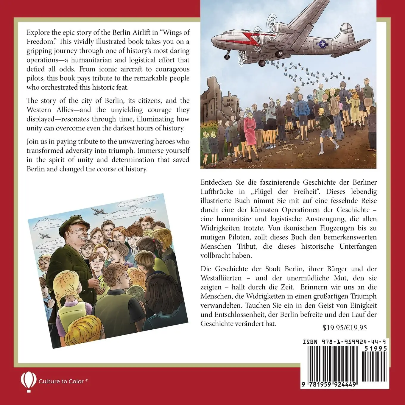 Rückseite: 9781959924449 | Wings of Freedom - A Tribute to the Berlin Airlift Flügel der...