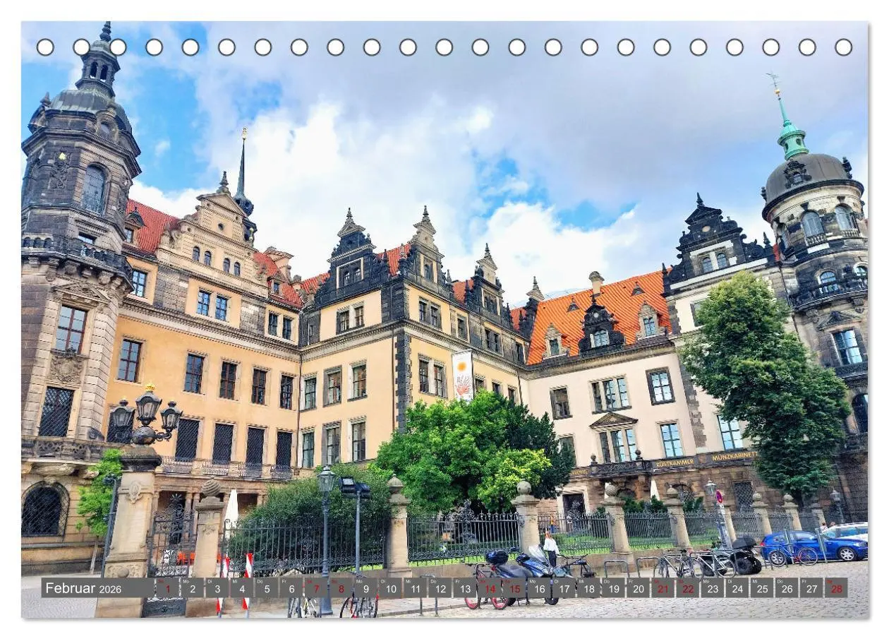 Bild: 9783457554449 | Dresden prachtvoll und verspielt (Tischkalender 2026 DIN A5 quer),...