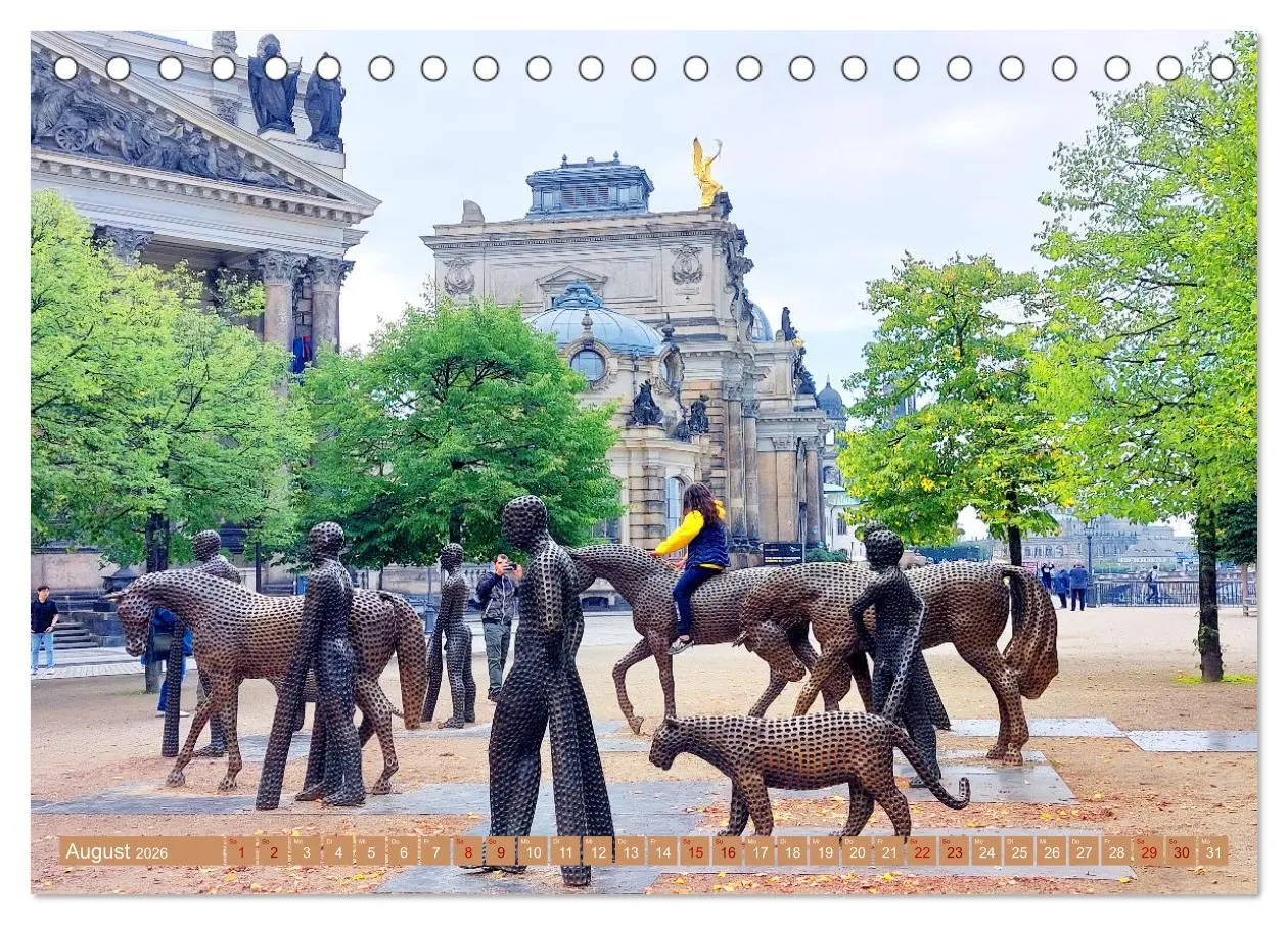 Bild: 9783457554449 | Dresden prachtvoll und verspielt (Tischkalender 2026 DIN A5 quer),...
