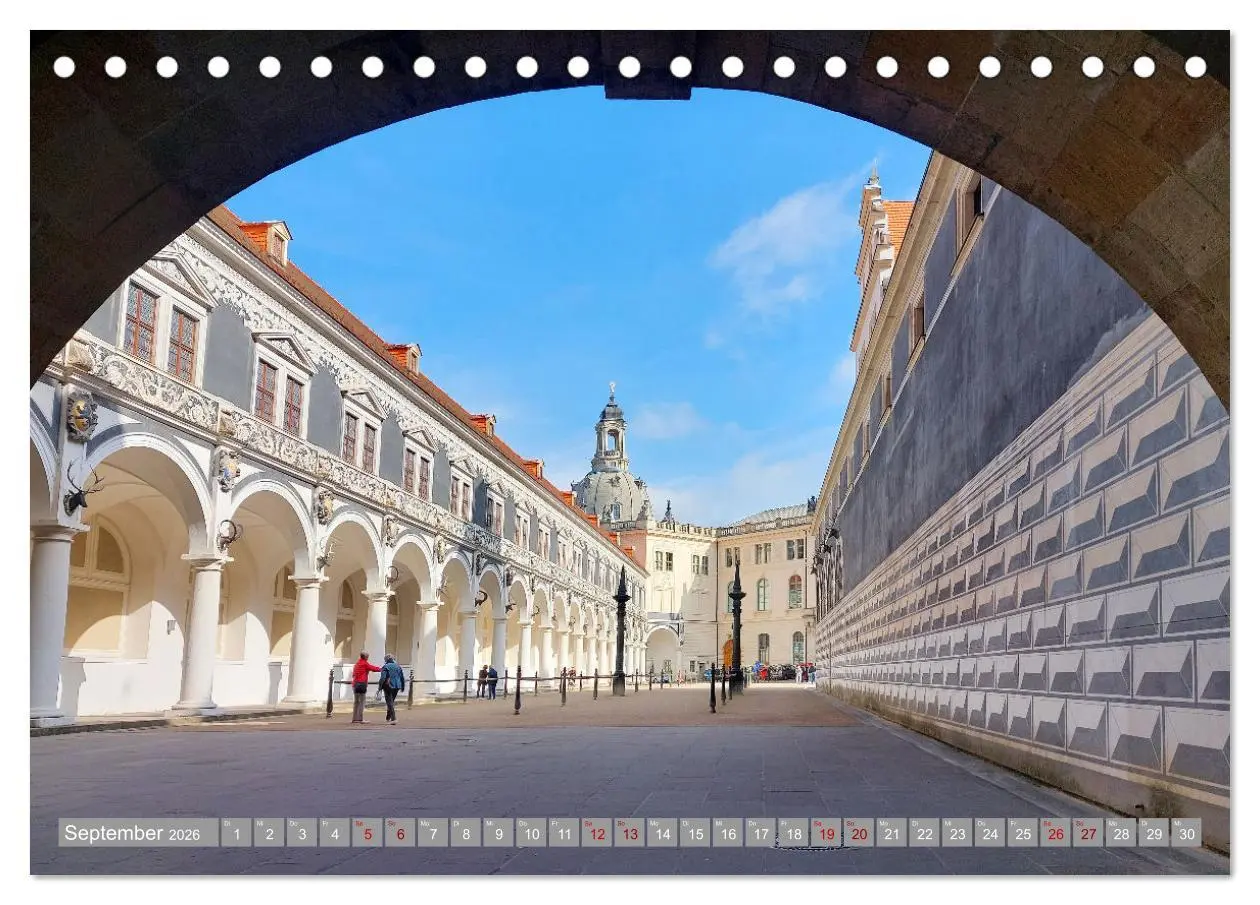 Bild: 9783457554449 | Dresden prachtvoll und verspielt (Tischkalender 2026 DIN A5 quer),...
